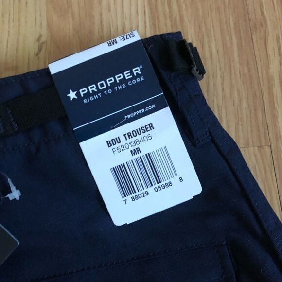 NWT PROPPER BDU Trouser F520138405 Battle Rip Rip Stop Pants Blue - Picture 9 of 12